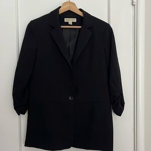 Michael Kors Scrunched Sleeve Blazer